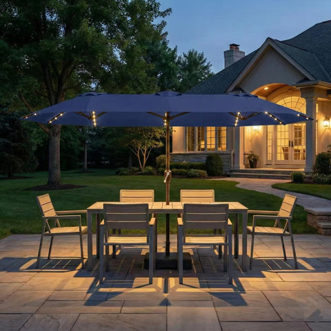 Kingdura double-sided shade design offering expanded coverage