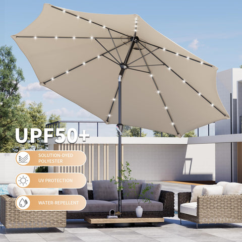 Kingdura top solar panel powers the LED lighting system