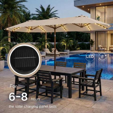 Kingdura UPF 50 canopy protects from UV rays