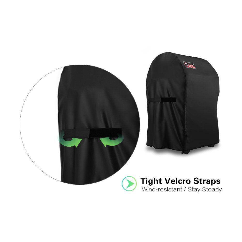 Kingkong 7105 premium grill cover with reinforced seams resists tearing for long seasons