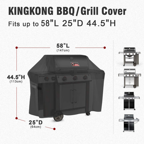 Kingkong 7130 cover for Genesis 300 series with wind-stable Velcro straps