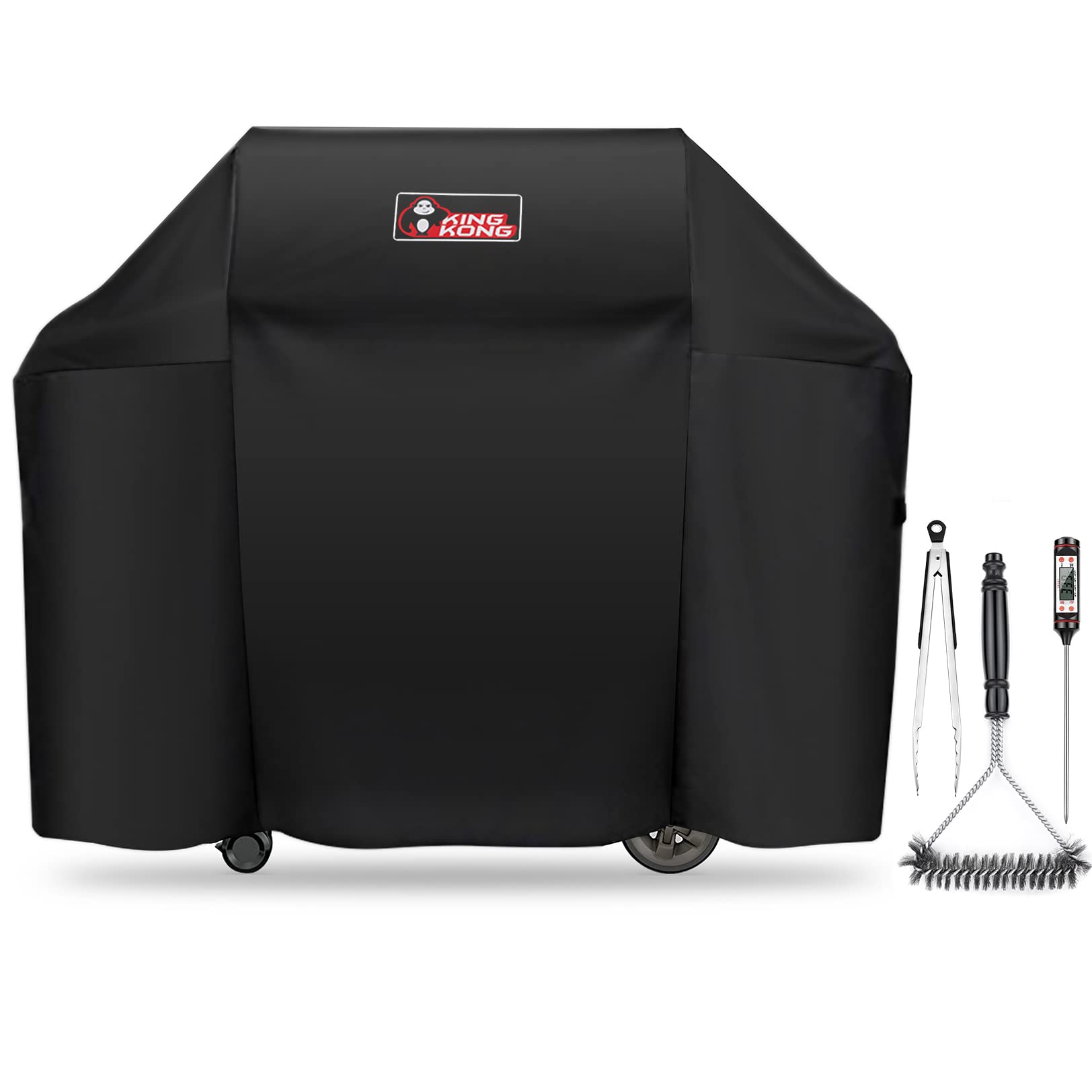 Kingkong 7130 grill cover on Genesis II with weatherproof protection
