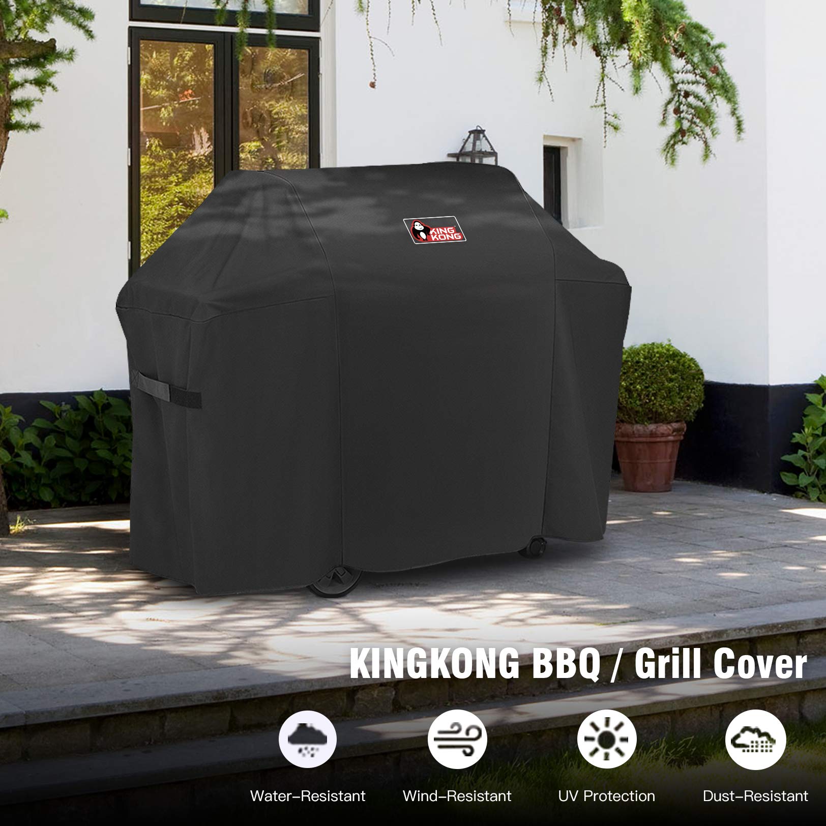 Included thermometer with Kingkong 7130 for monitoring grill heat