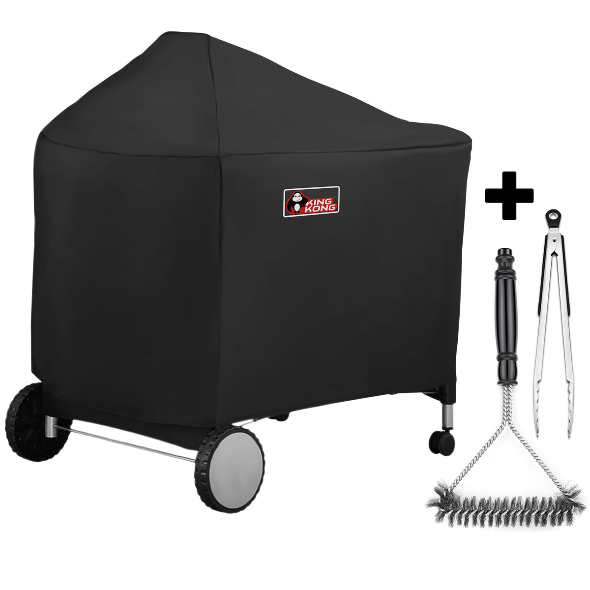 Kingkong 7152 grill cover for Weber Performer 22-inch, weatherproof protection.