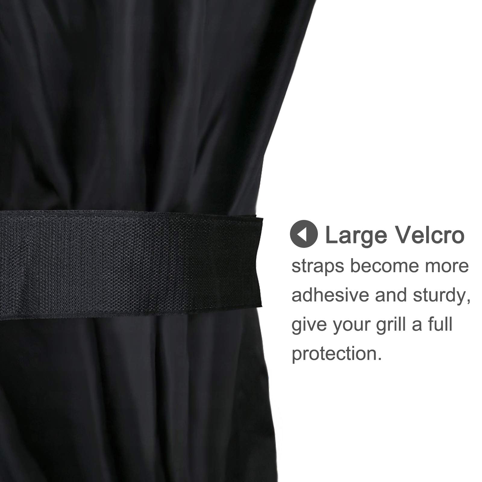 Kingkong 7552 cover features large Velcro straps for a secure windproof fit.