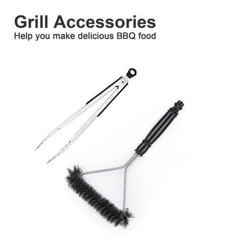 Includes tongs with Kingkong 7152 cover for ready-to-grill use.