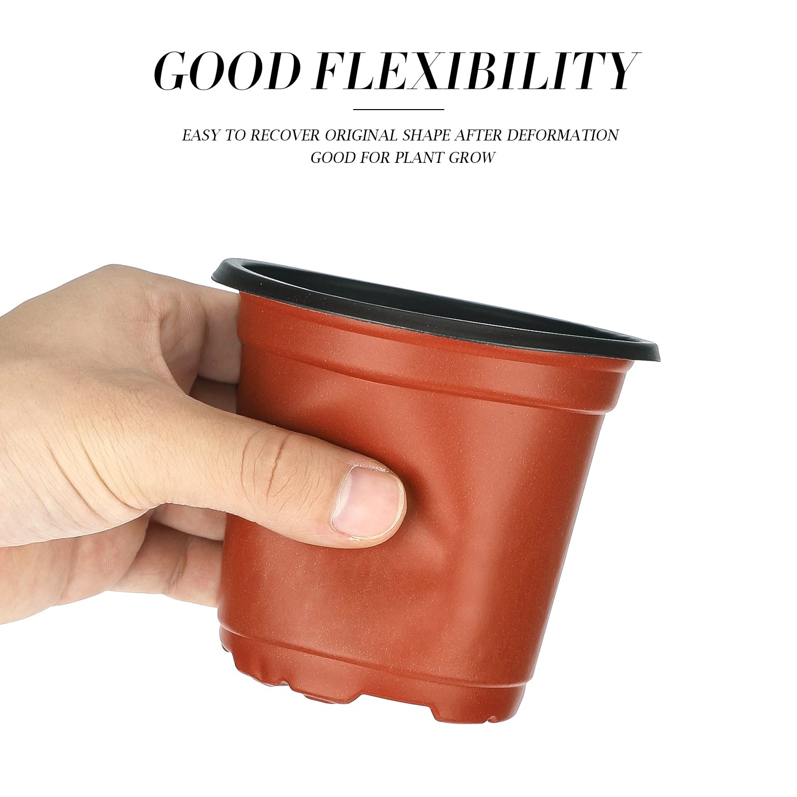 KINGLAKE side view shows lightweight, flexible plastic for easy handling.
