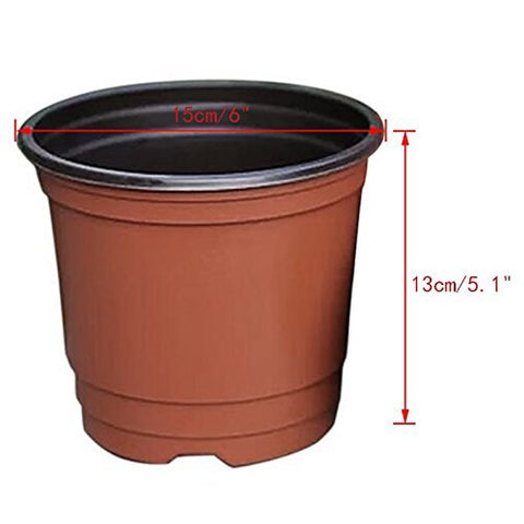 KINGLAKE 6-inch seedling pot drainage holes close-up supports healthy root aeration.