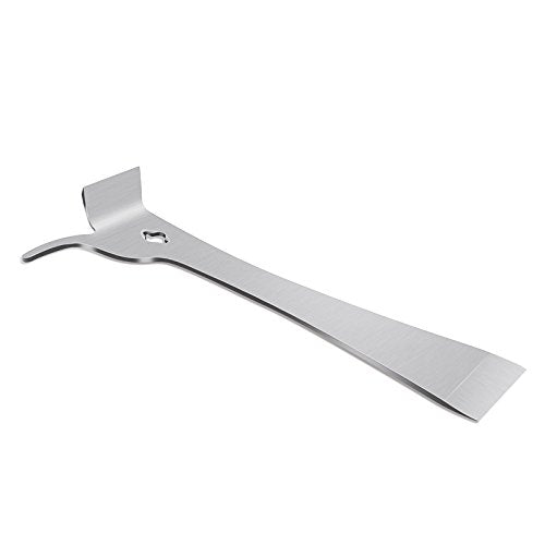 KINGLAKE Beekeepers hive scraper tool in polished silver for durable hive prying