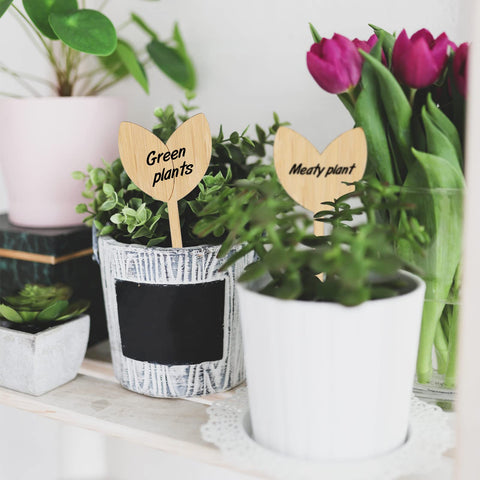 KINGLAKE GARDEN natural bamboo material emphasizes eco-friendly, rust-free tagging.