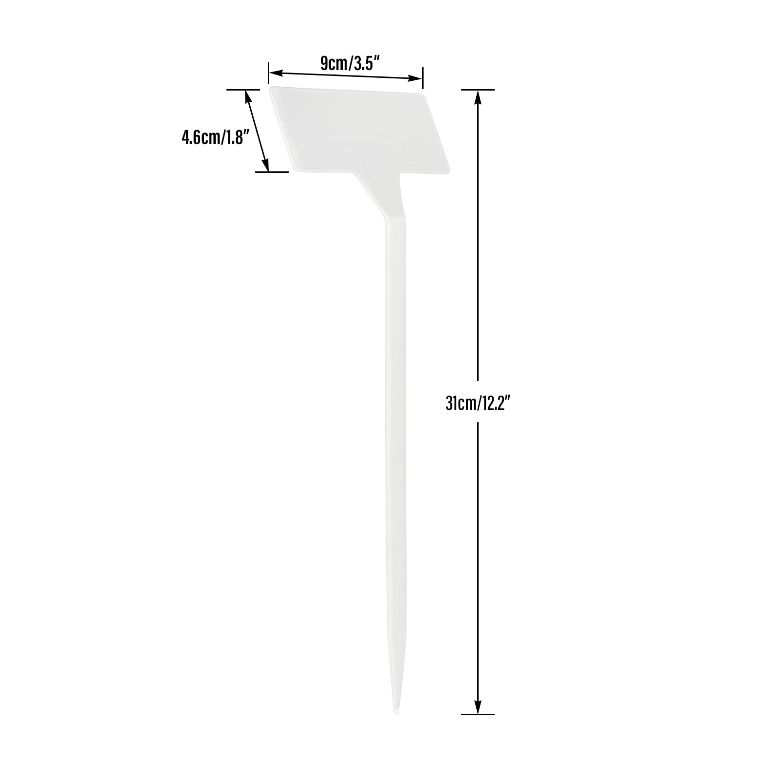 KINGLAKE GARDEN waterproof plant markers withstand weather for long-lasting labeling.