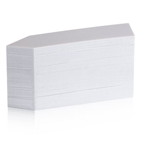 Kinglake plant tags 4-inch white bulk box, durable PVC labels for easy garden labeling.