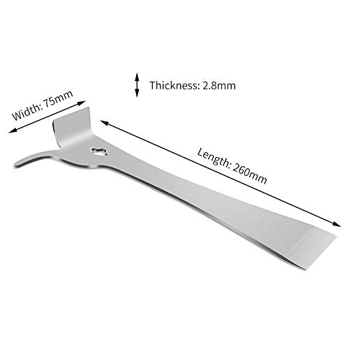 KINGLAKE stainless steel hive tool with hanging hole for convenient storage