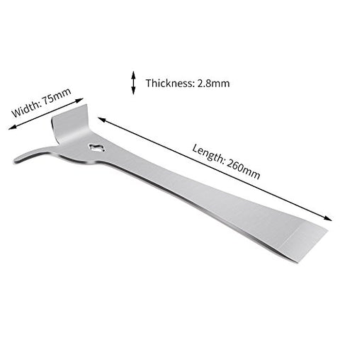 KINGLAKE stainless steel hive tool with hanging hole for convenient storage