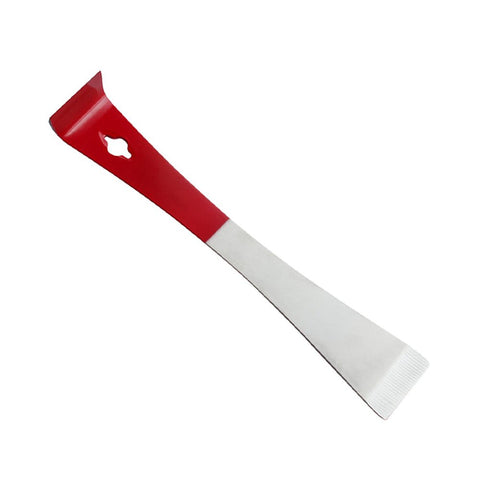 KINGLAKE steel hive tool with halfway red paint for easy grip.