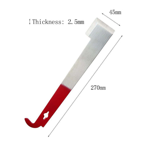 KINGLAKE J-hook tool side view highlights compact 10-1/2 inch size.
