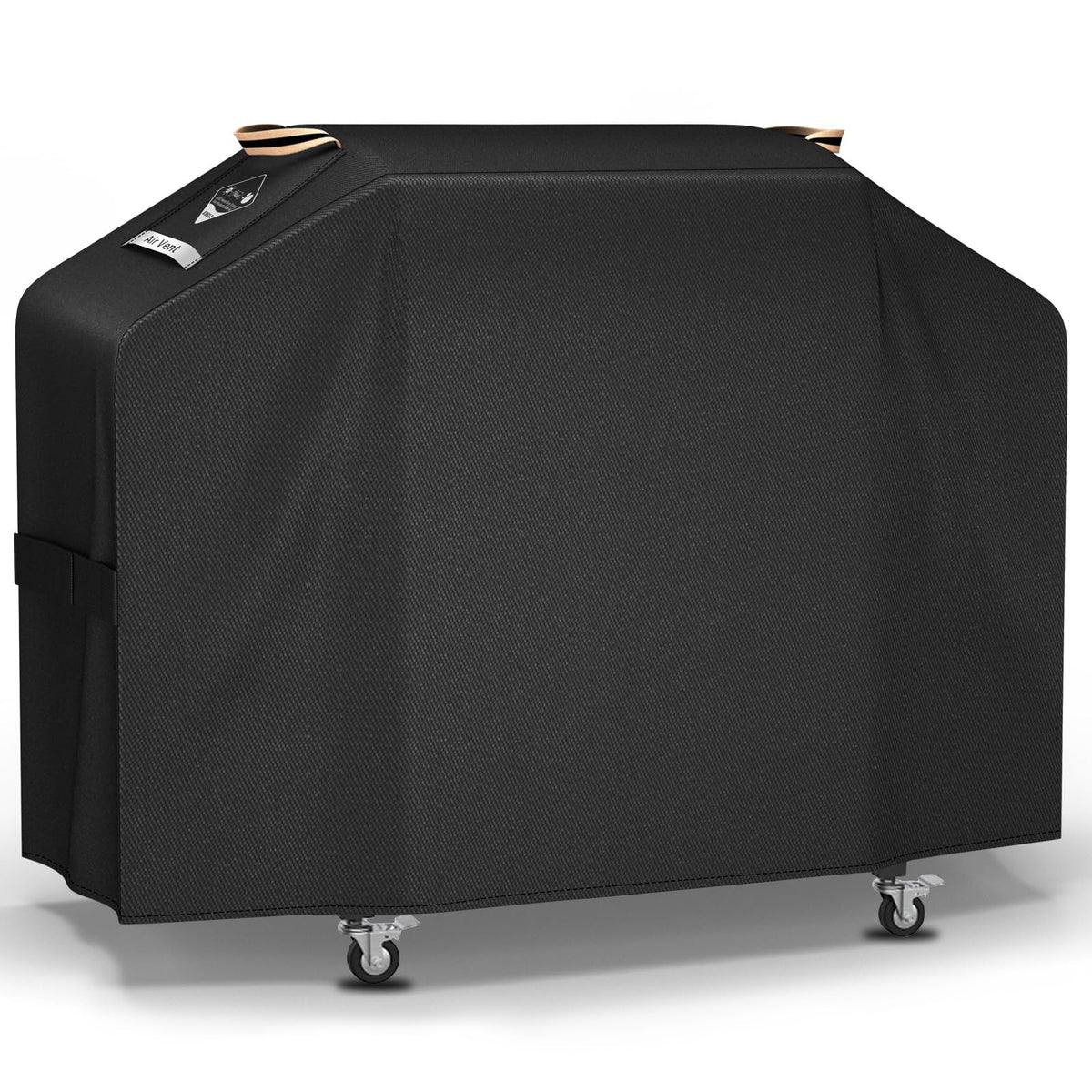 KINGLY griddle cover shows precise 66.5x28x33 inch fit for Blackstone 36-inch griddles, protecting the setup