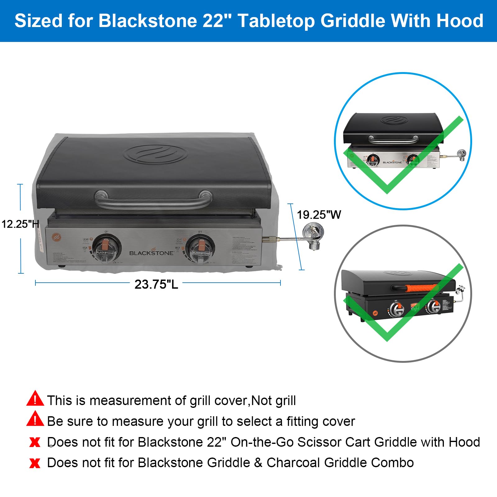 KINGLY griddle-cover-tear-resistant-900d built to endure outdoor use.