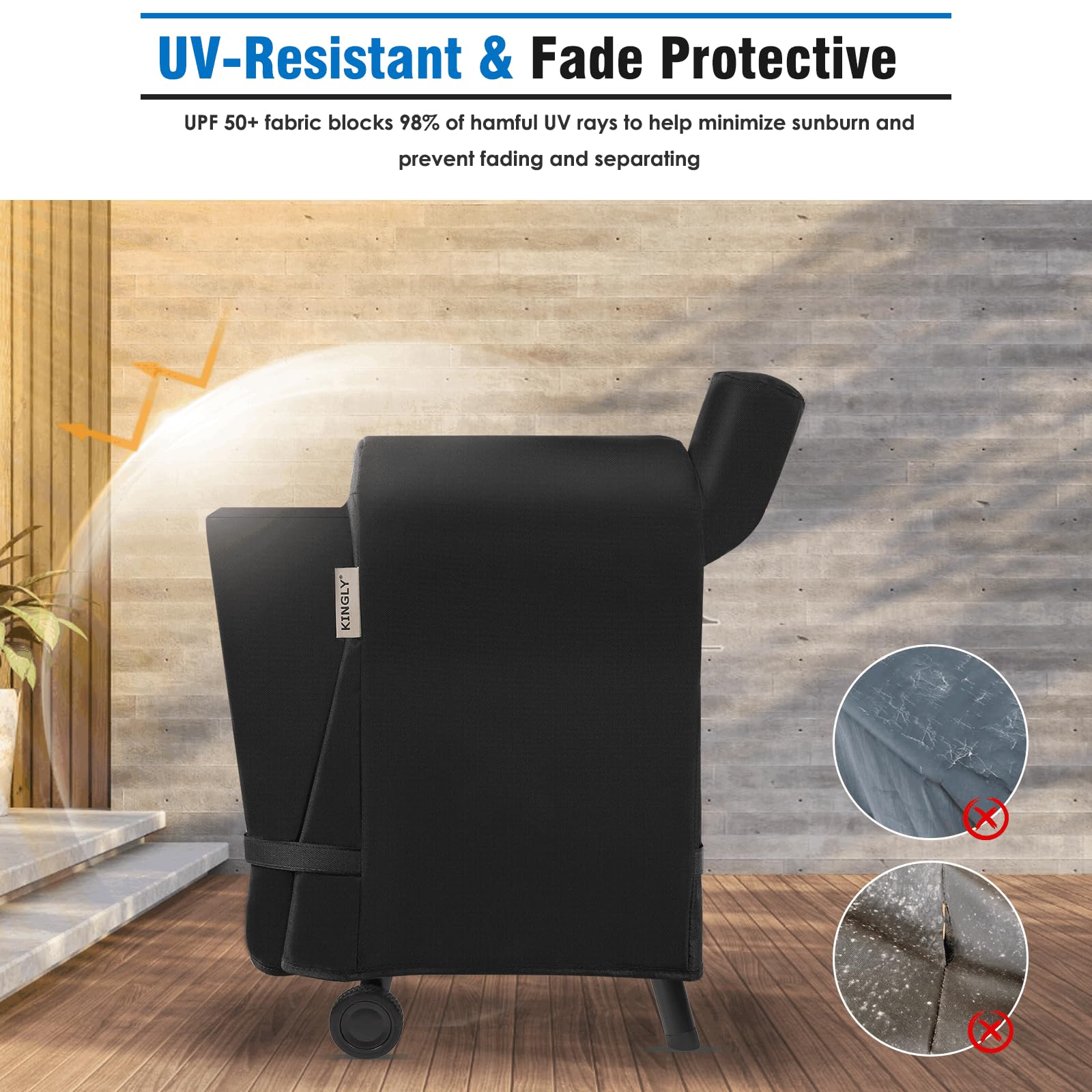 KINGLY cover fitting Traeger Pro 22/575 and related models