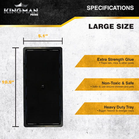 Kingman Prime connectors increase trap surface area for more catches.