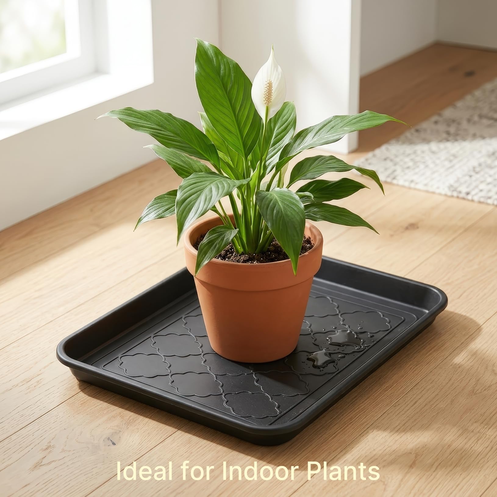 Kingrol multi-use tray accommodates pet bowls, tools, or cleaners under sinks.