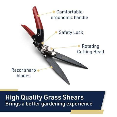 Kings County Tools comfort grip handles offer steady control.