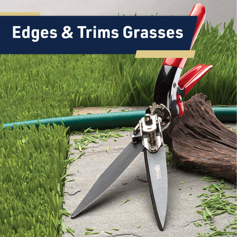 Kings County Tools edging border trim in action for neat borders.