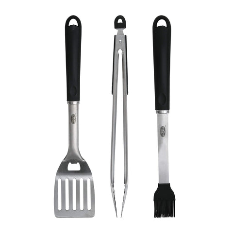 Kingsford 3-piece BBQ tool set featuring a complete grill toolkit for everyday grilling.