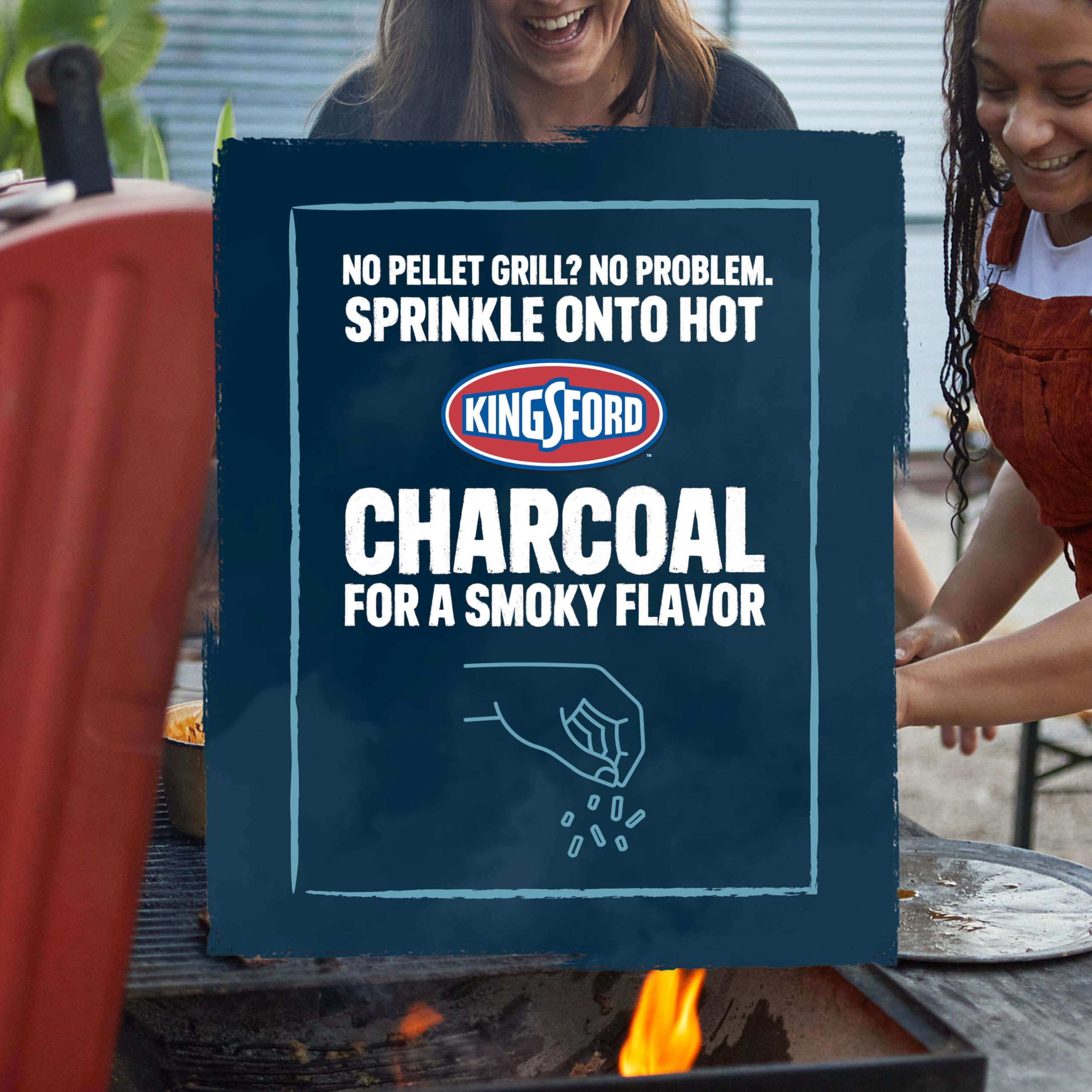 20-pound bag provides extended grilling sessions.