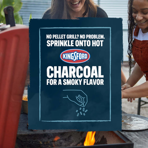20-pound bag provides extended grilling sessions.