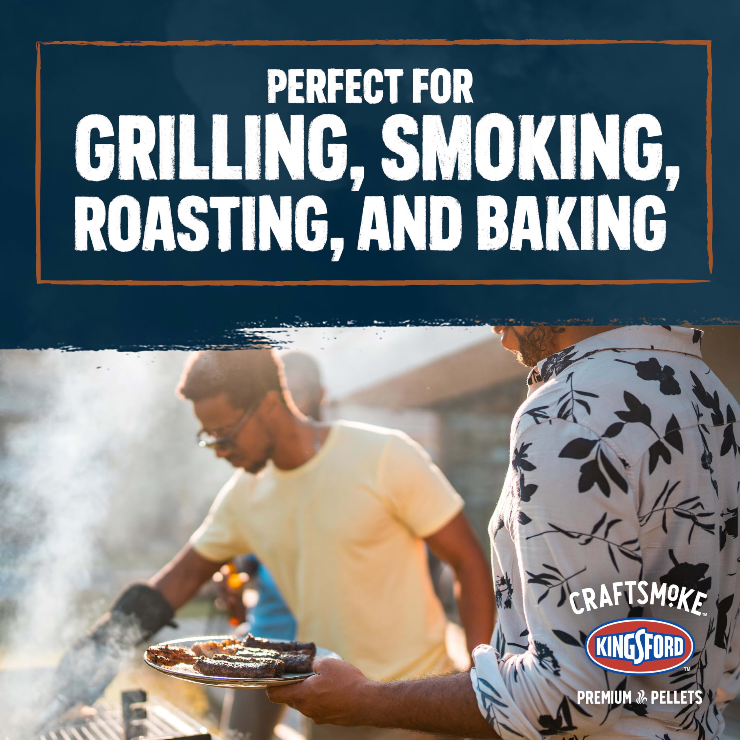 Kingsford Craftsmoke works in smoker and charcoal grills for wood fired flavor