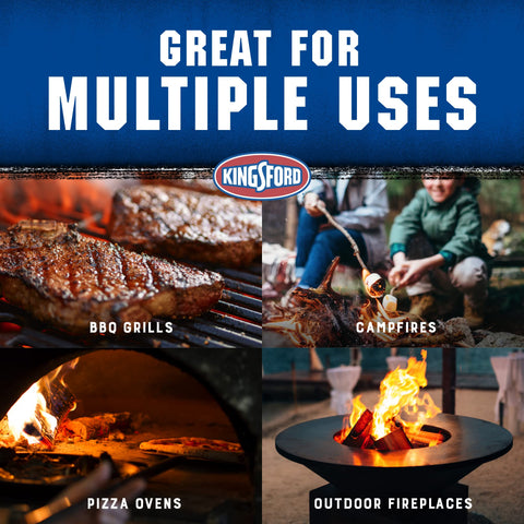 Kingsford Quick Light Rolls used with a charcoal grill to speed up ignition.