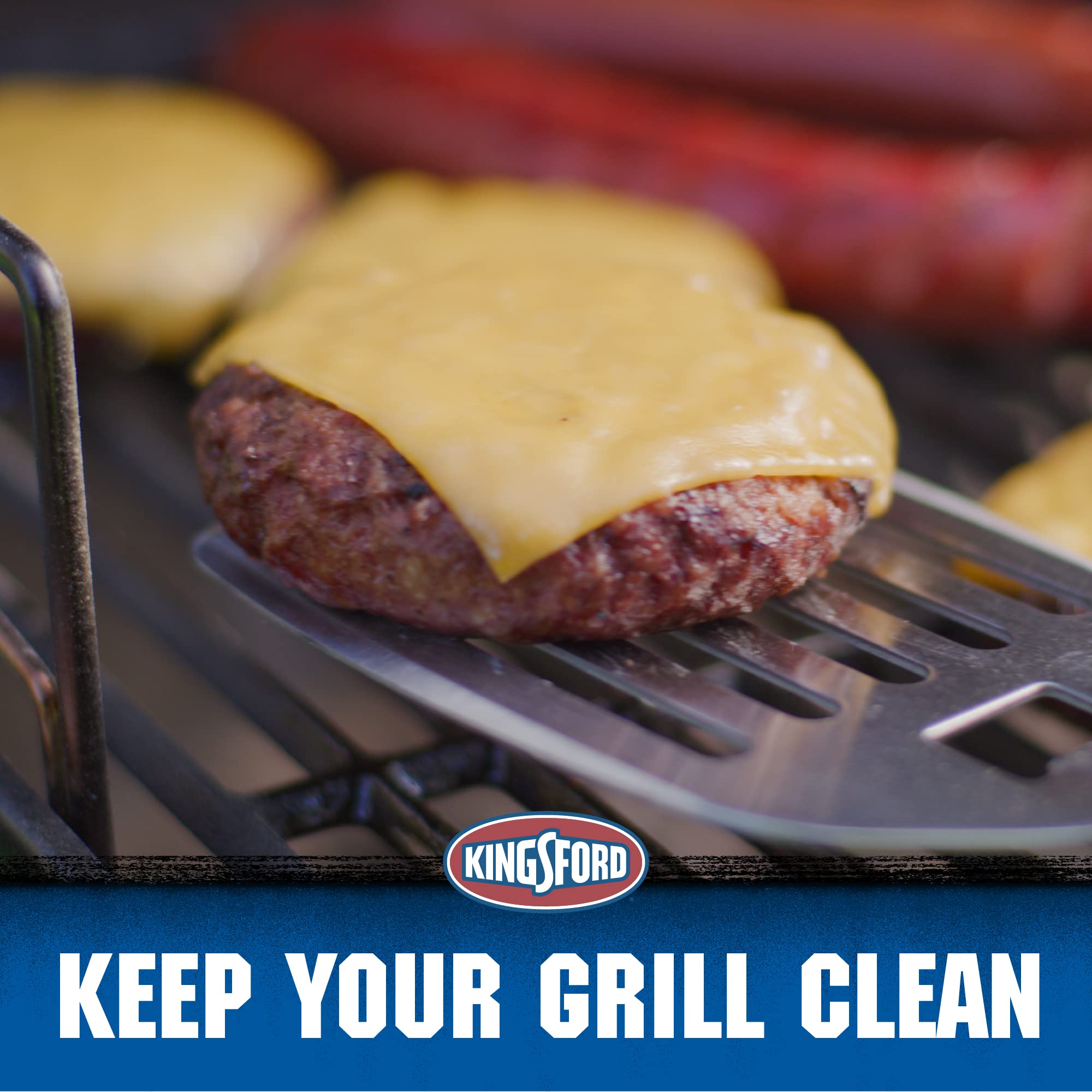 Kingsford foil liner with heat resistance for safe disposal after grilling