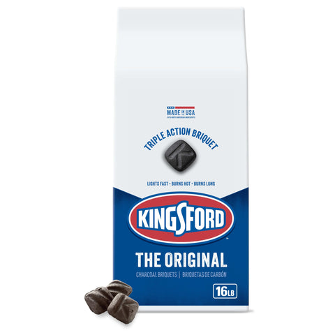 Kingsford Original briquettes for fast ignition and quick grilling