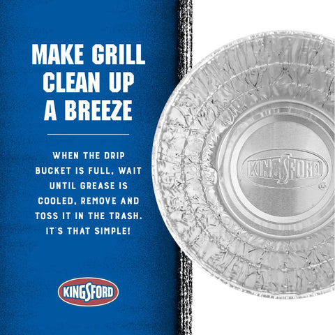 Kingsford liner package showing a ten-count pack for repeat cookouts