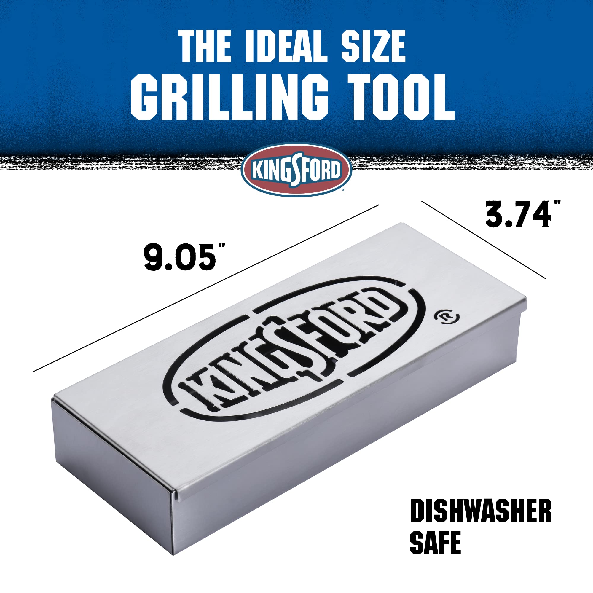 Kingsford smoker box dishwasher safe design for quick cleanup