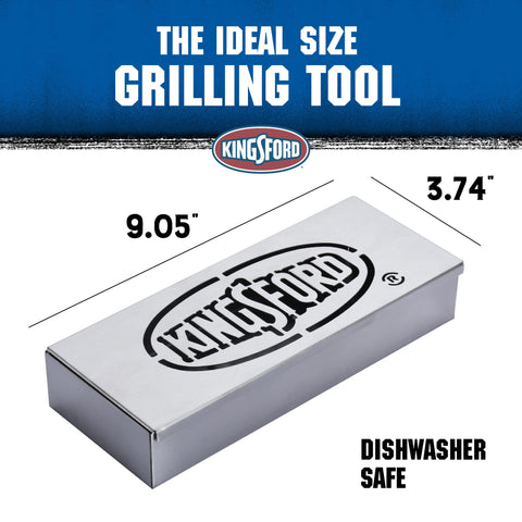 Kingsford smoker box dishwasher safe design for quick cleanup