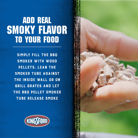 Kingsford hexagon stability keeps the tube from rolling during use.