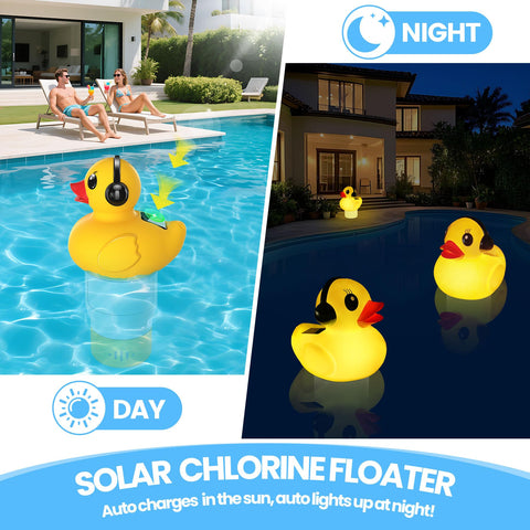 KingSom pool chlorinator 4 tablet capacity reduces refills for longer swims.