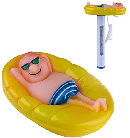 Kingsource pool thermometer floating large shows precise water temperature for pools.