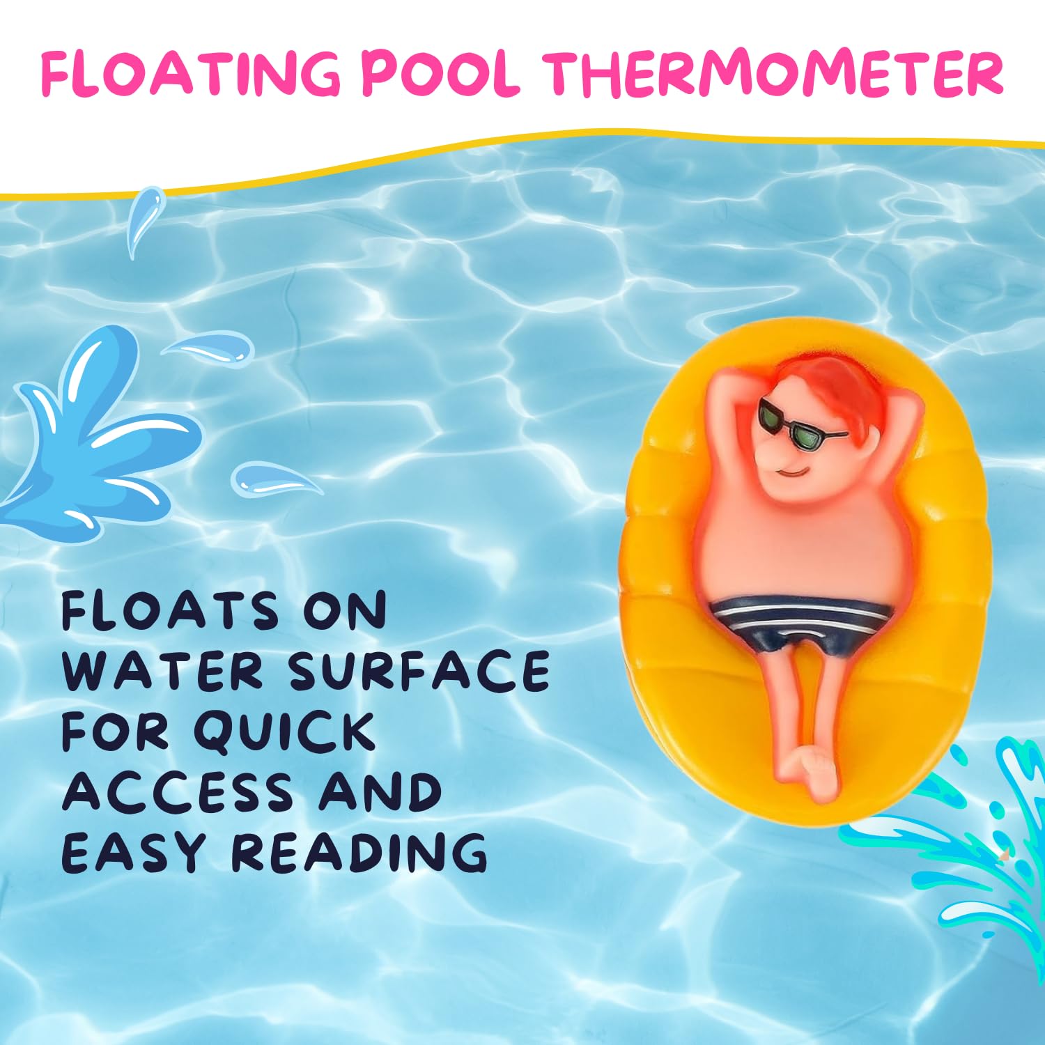 Kingsource thermometer readout shows both Celsius and Fahrenheit for versatile use.