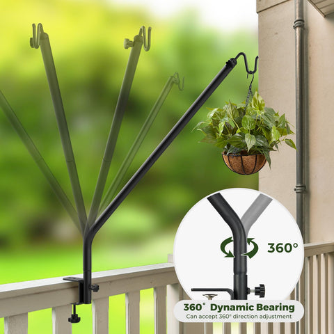 Kingsyard 360-degree rotation for easy refilling and placement