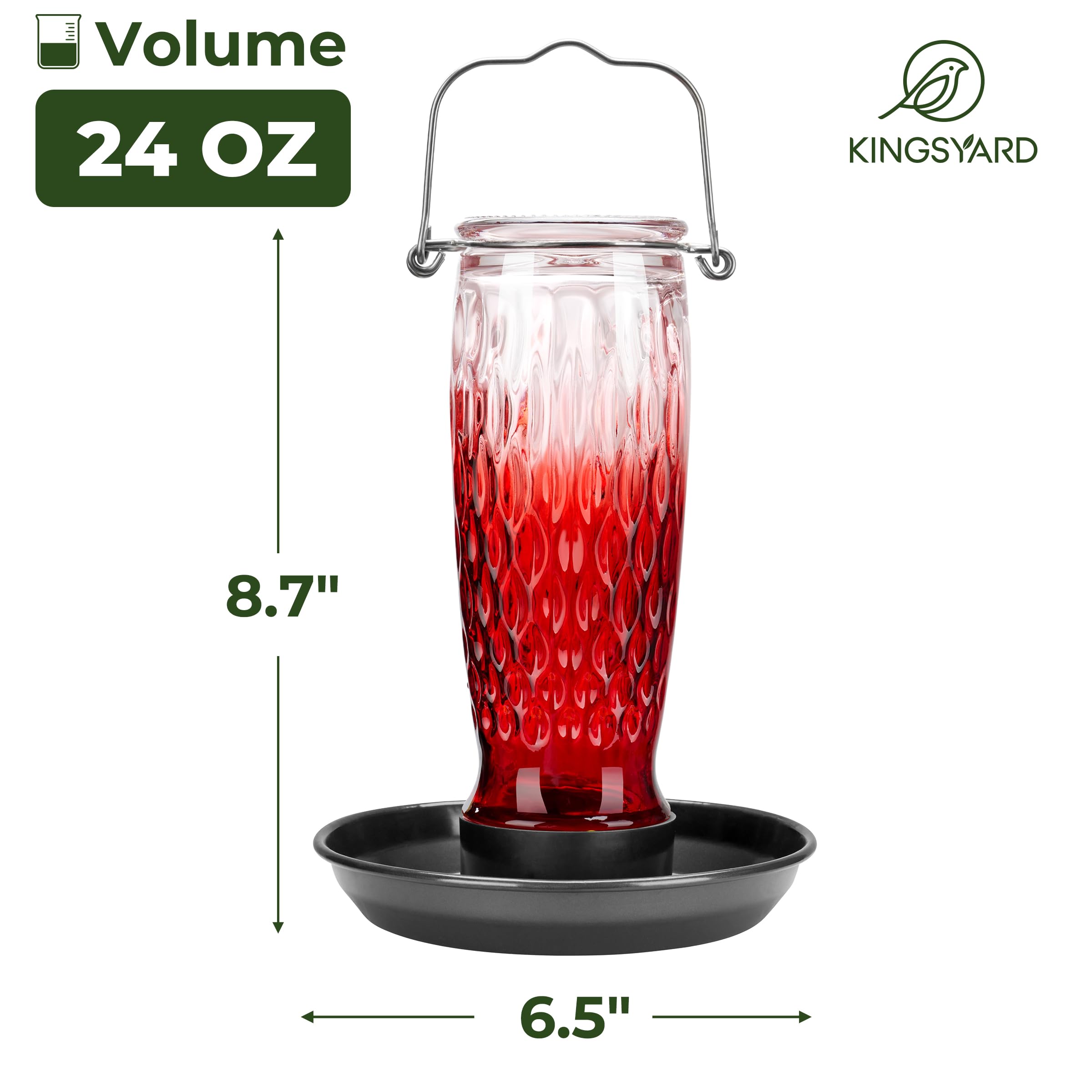 Kingsyard anti-UV coating protects glass from sun exposure in sunny yards.