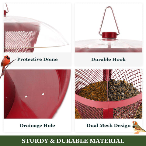Easy refill Kingsyard feeder with top lid for quick replenishment