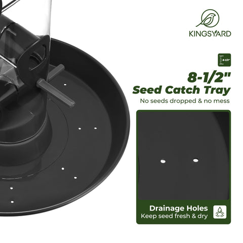Kingsyard weather-resistant powder-coated finish ensures durable outdoor use.