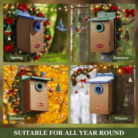 Kingsyard bird house suited for bluebirds wrens swallows and finches