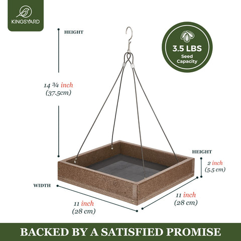 Kingsyard bottom mesh ventilation—drains moisture to keep seeds dry.