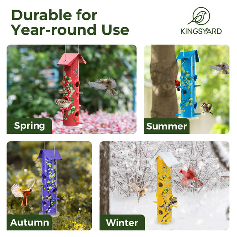 Kingsyard classic tube feeder makes a thoughtful gift for bird lovers