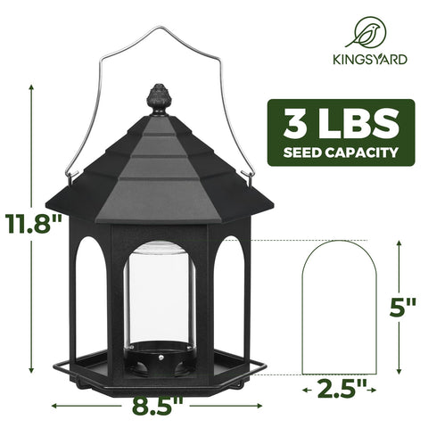 Kingsyard drainage tray prevents water buildup and keeps seeds dry