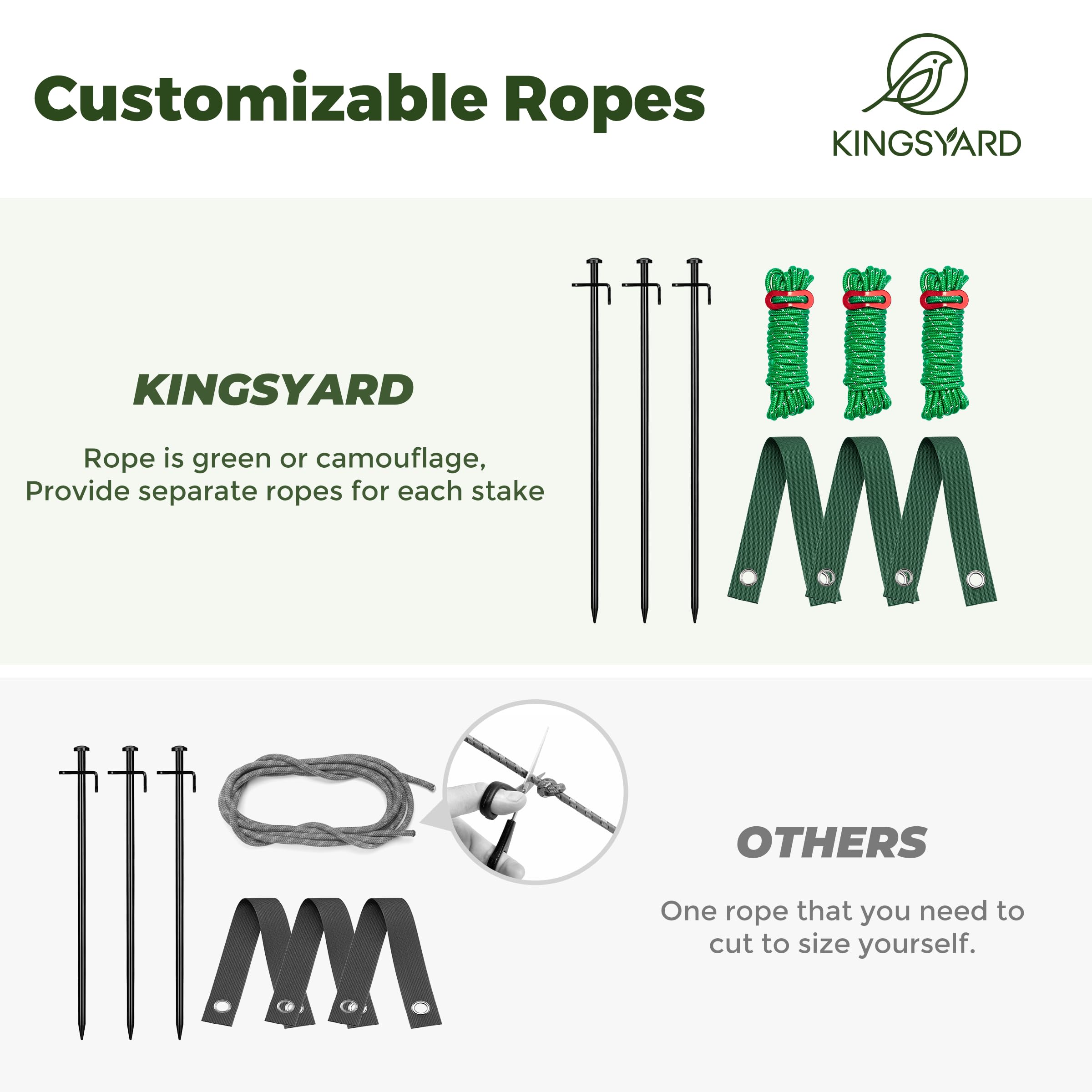 Kingsyard easy setup saves time during installation